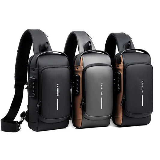 Bolso Bandolera Gris/Cafe